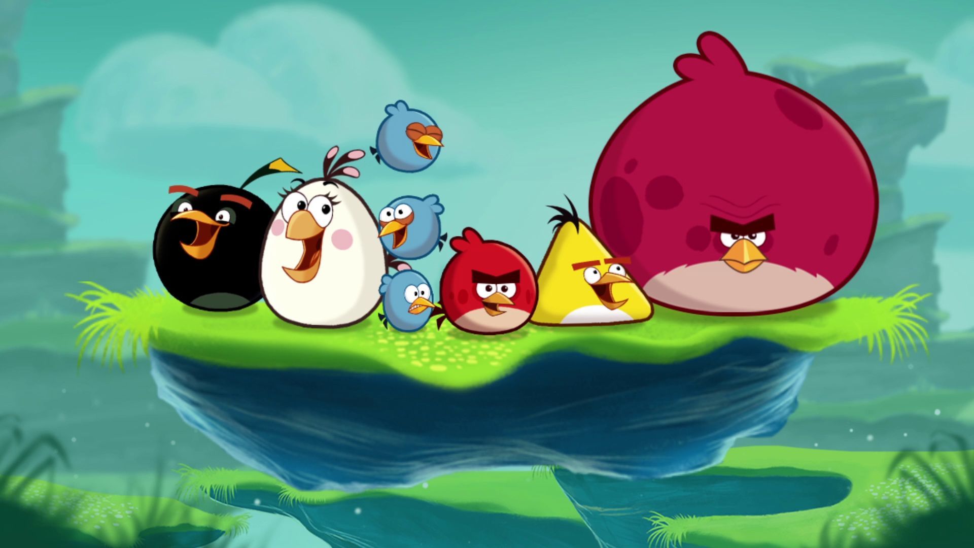 Angry bird backgrounds