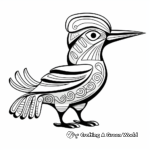 Kingfisher coloring pages