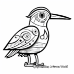 Kingfisher coloring pages