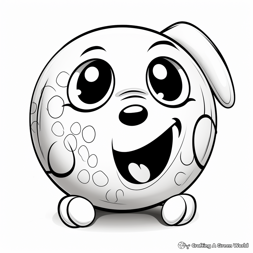 Dog toy coloring pages
