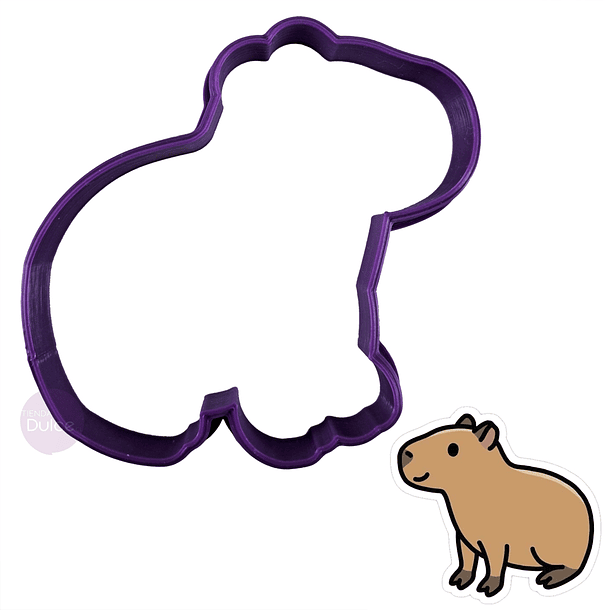 Cortador plãstico capibara