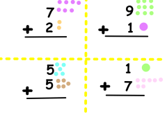 Infants colour by number worksheets
