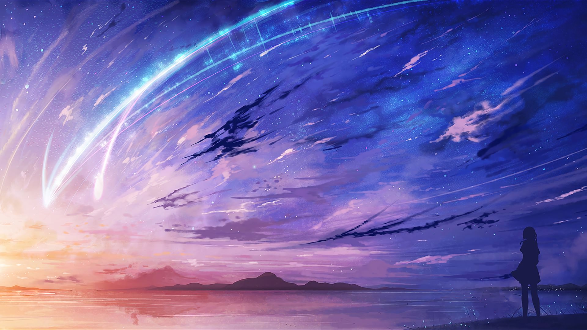 Your name anime landscape wallpapers