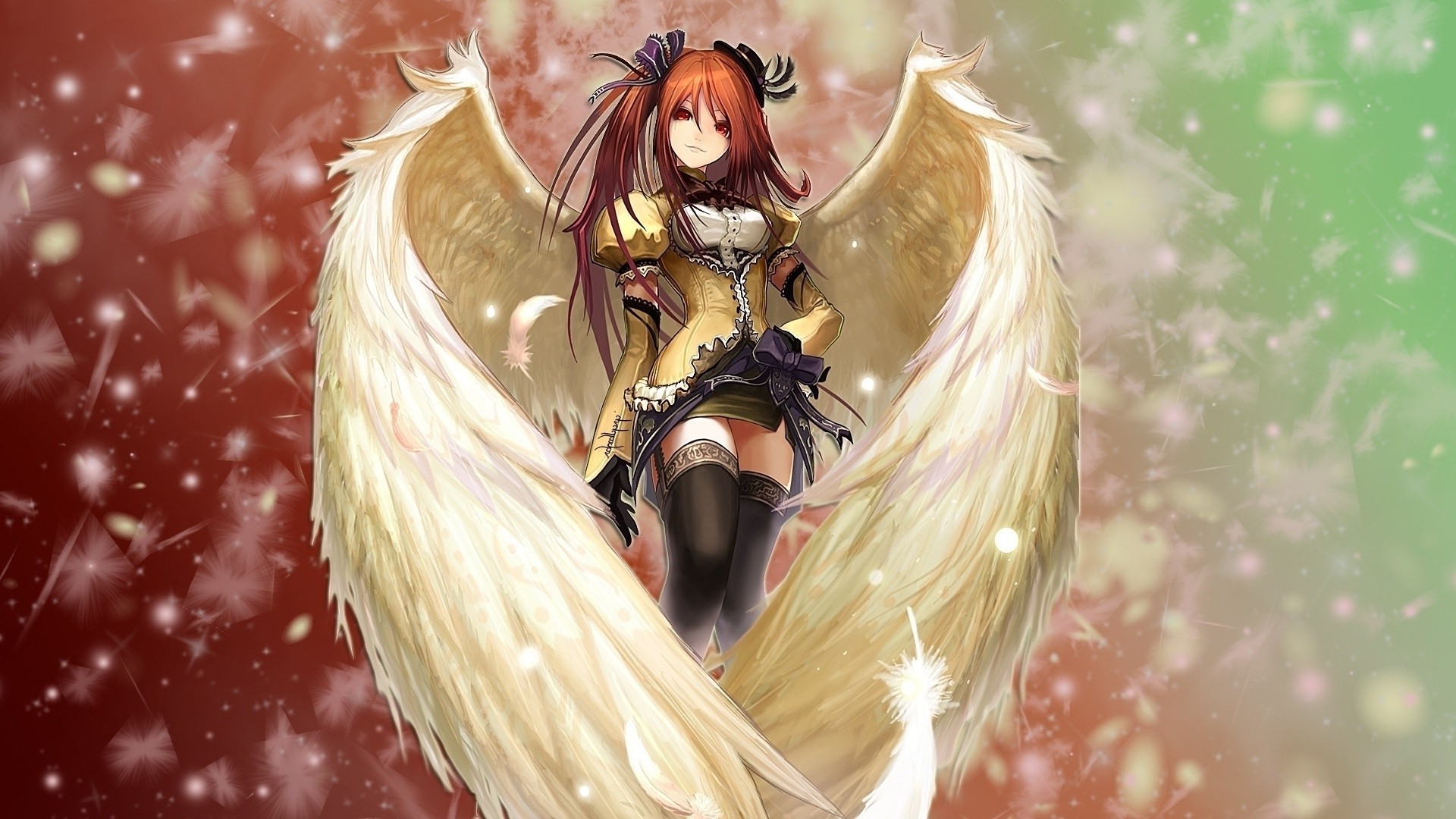 awesome-deer439: cute anime girl whit wings-demhanvico.com.vn