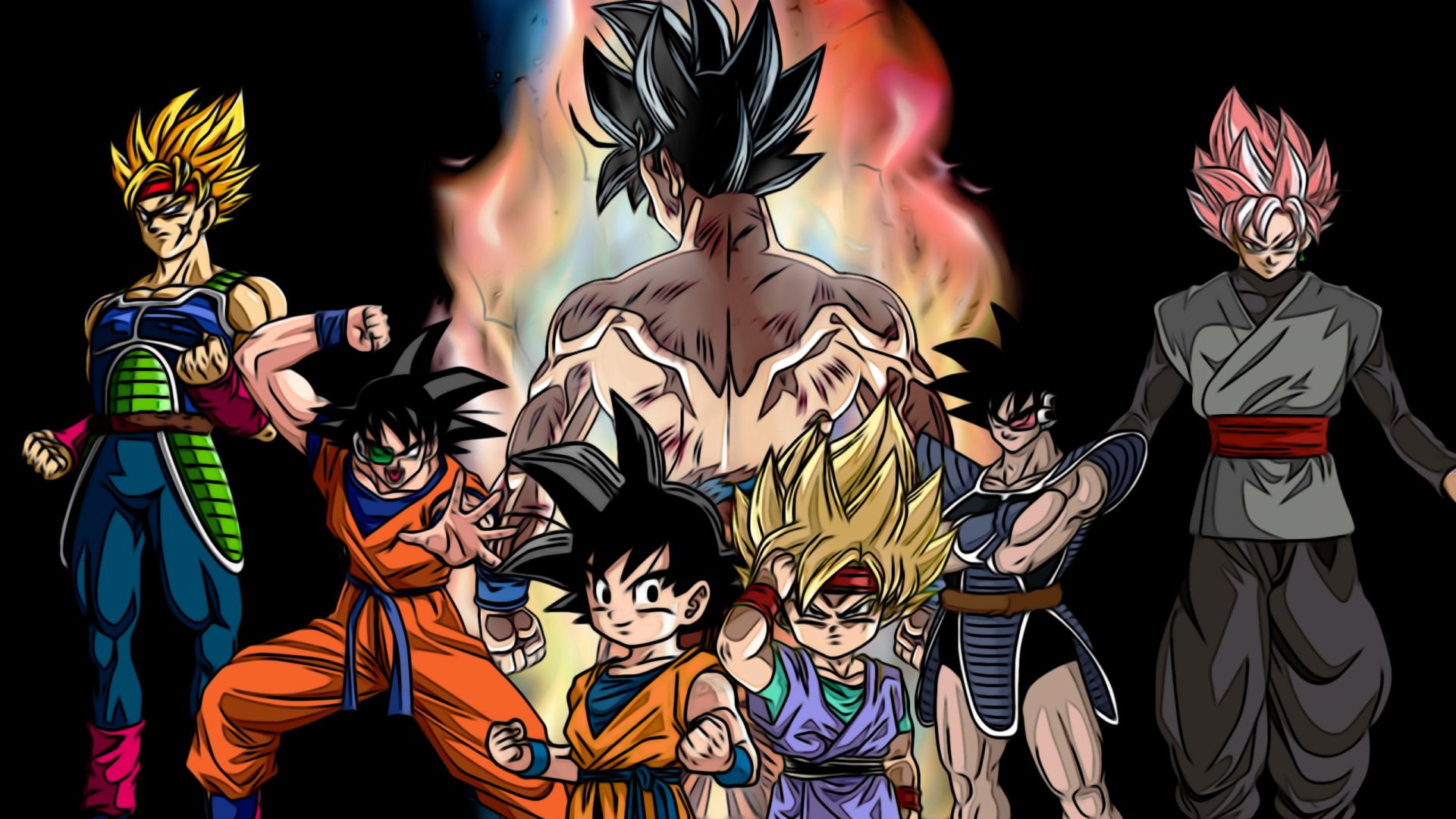 Desktop wallpaper dragon ball characters anime art hd image picture background f