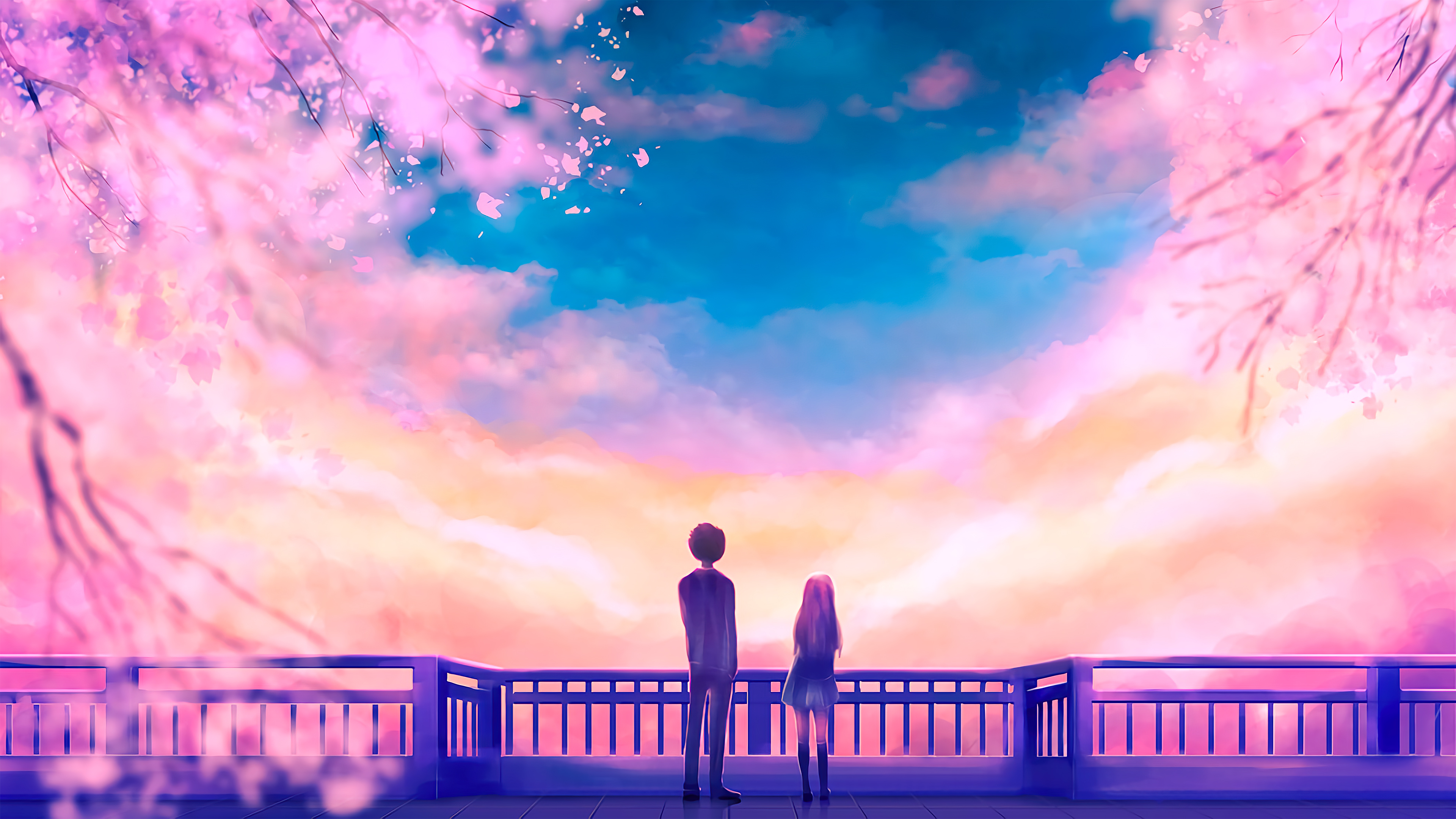 You are my cherry blossom hd anime k wallpapers images backgrounds photos and pictures