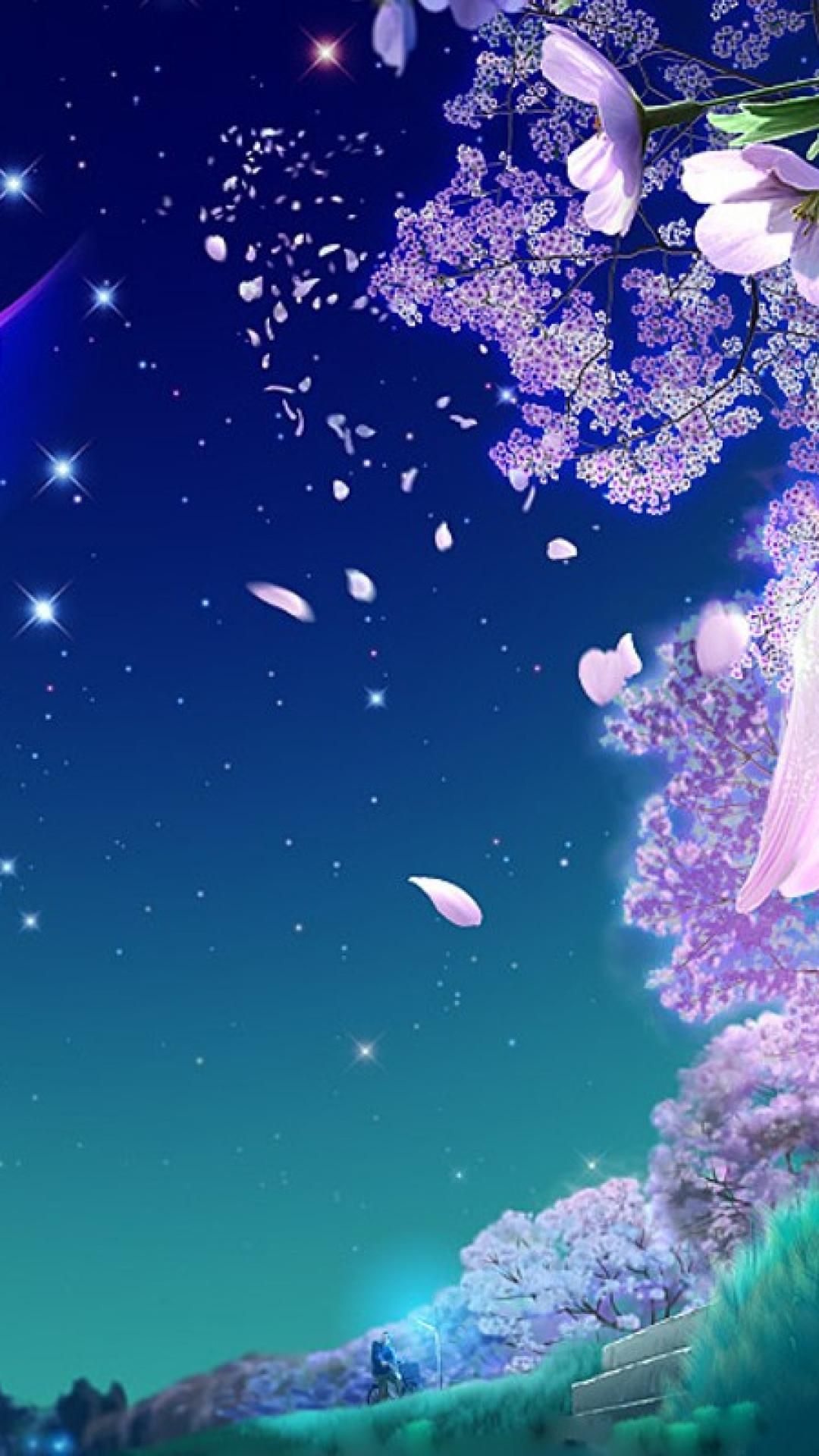 Fantasy cherry blossom iphone background best flower wallpaper anime scenery wallpaper beautiful landscape wallpaper