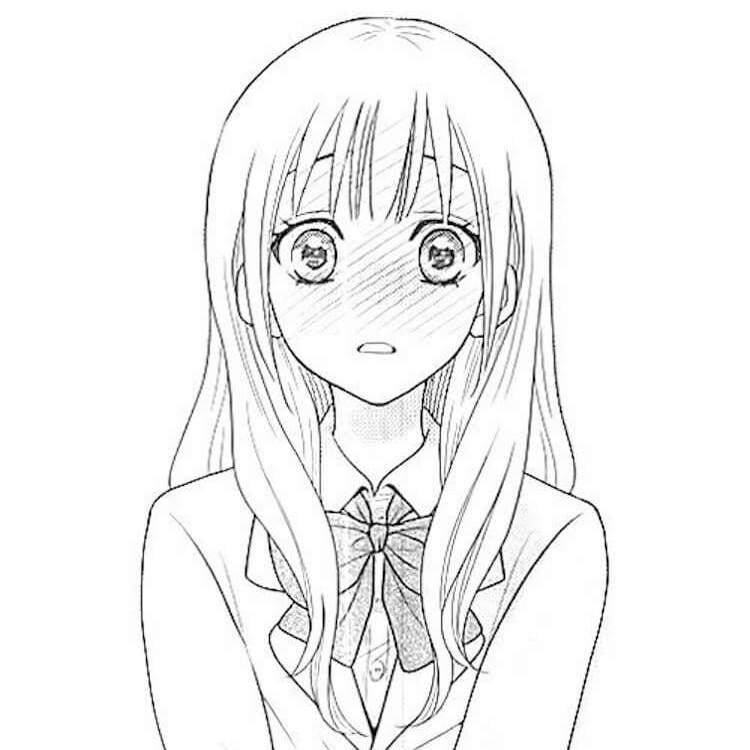 Super cute anime girl drawings