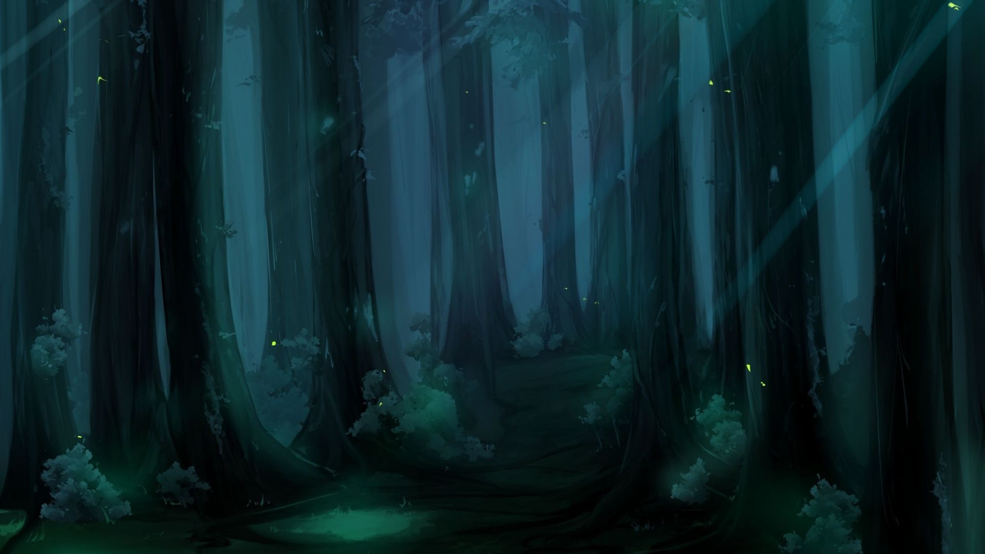 Dark anime forest wallpapers