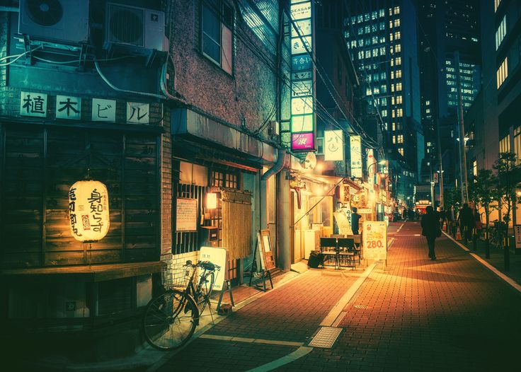 Untitled tokyo streets night photography anime city
