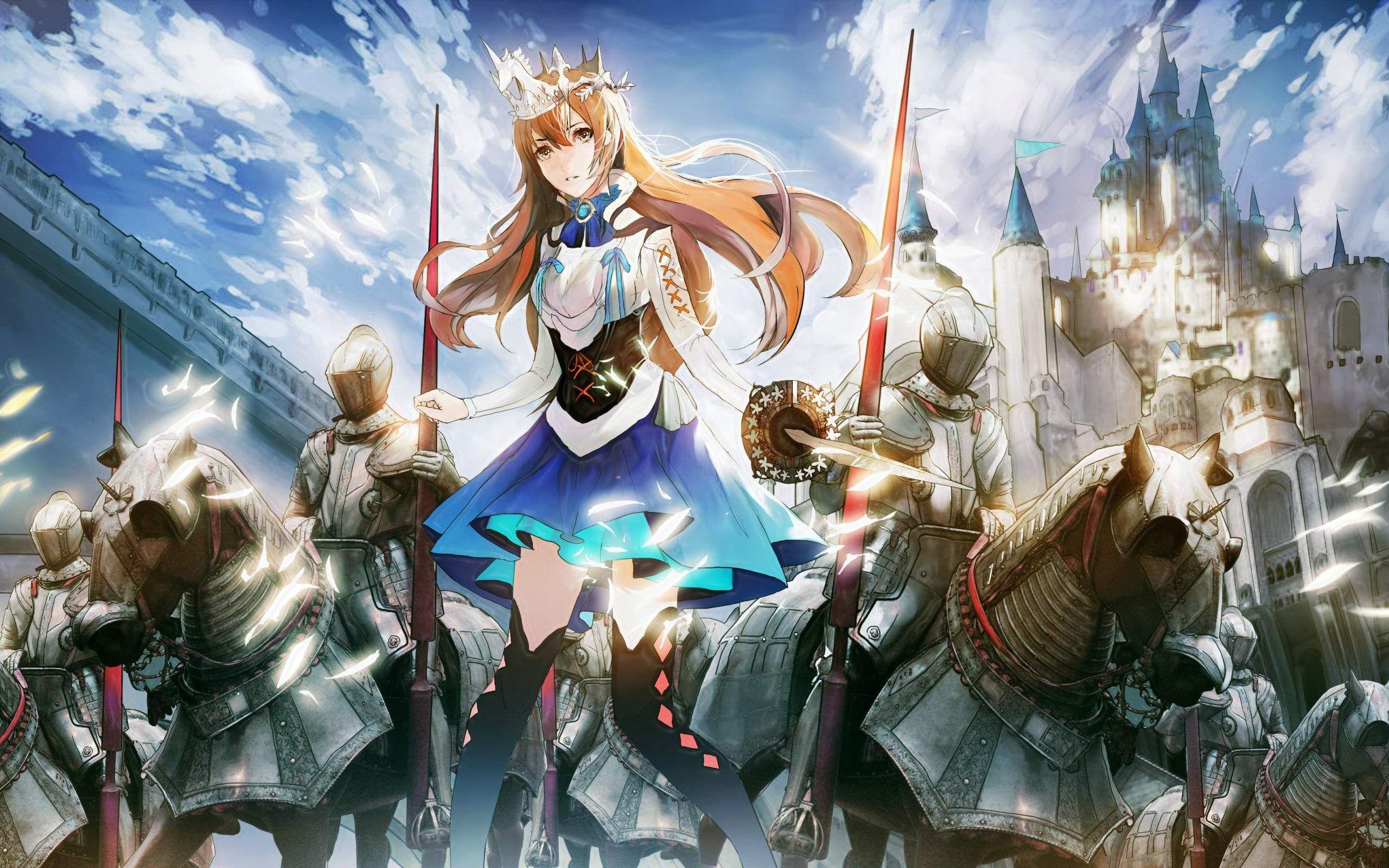 Anime knights war girl wallpapers