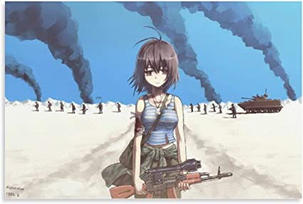 Anime girl with gun on war in afghanistan k anime girl wallpapers anime wallpapers artist wallpapers artwork wallpapers gun wallpapers hd wallpapers interior decoration modern home bar commercial dec tools