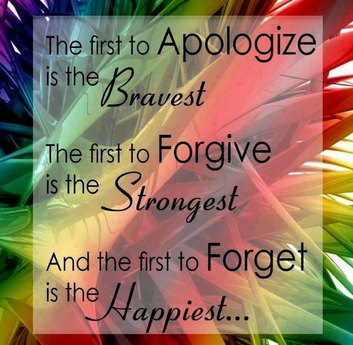 Motivational wallpaper on life the first to apologize is the bravest