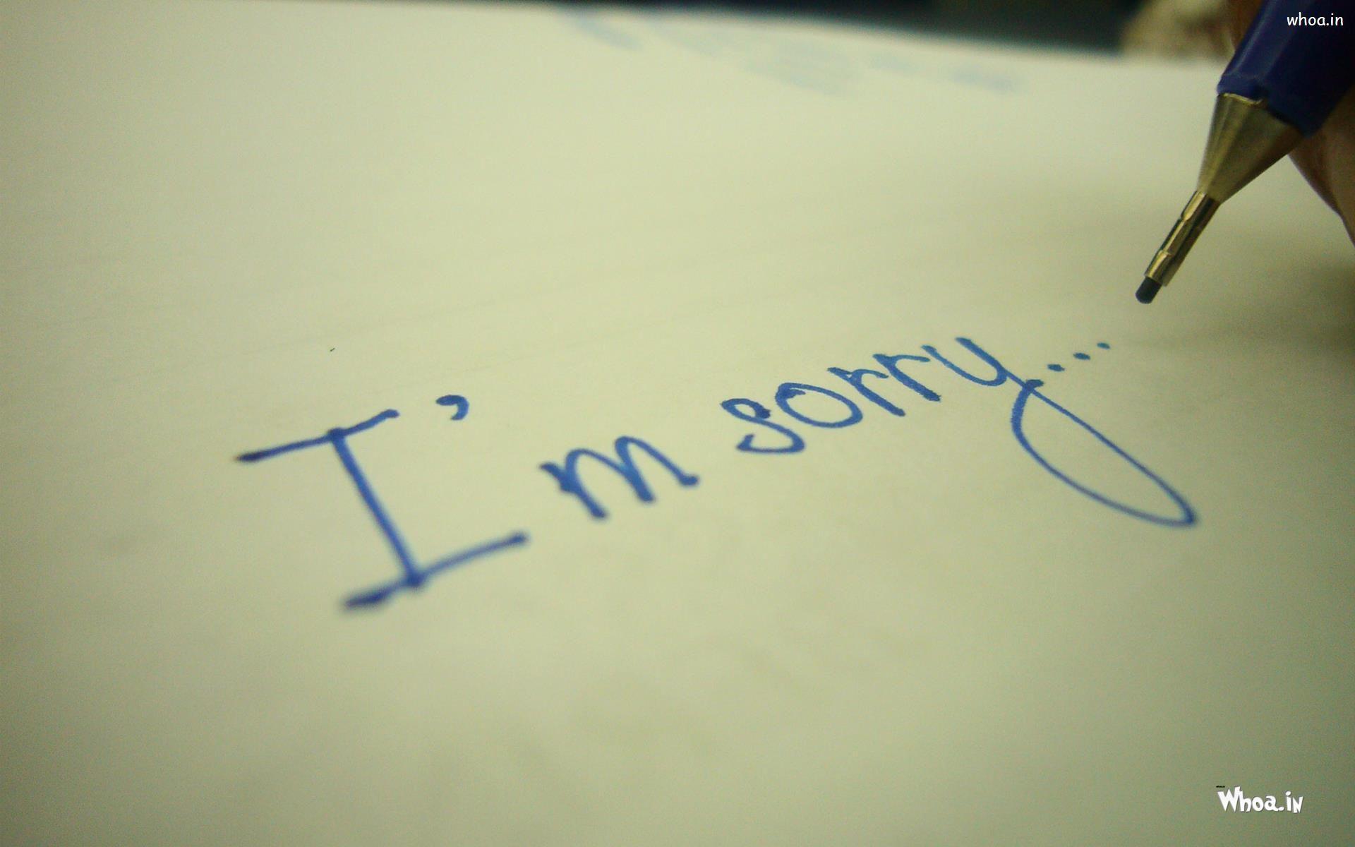 I m sorry wallpapers