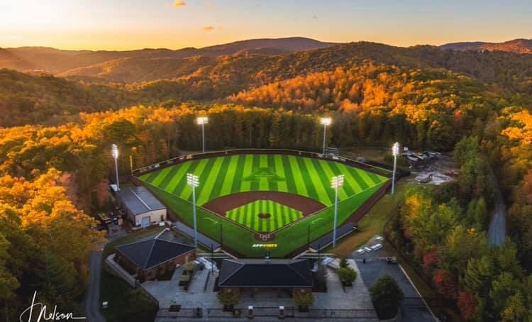 Appalachian state north carolina appalachian baseball field baseball