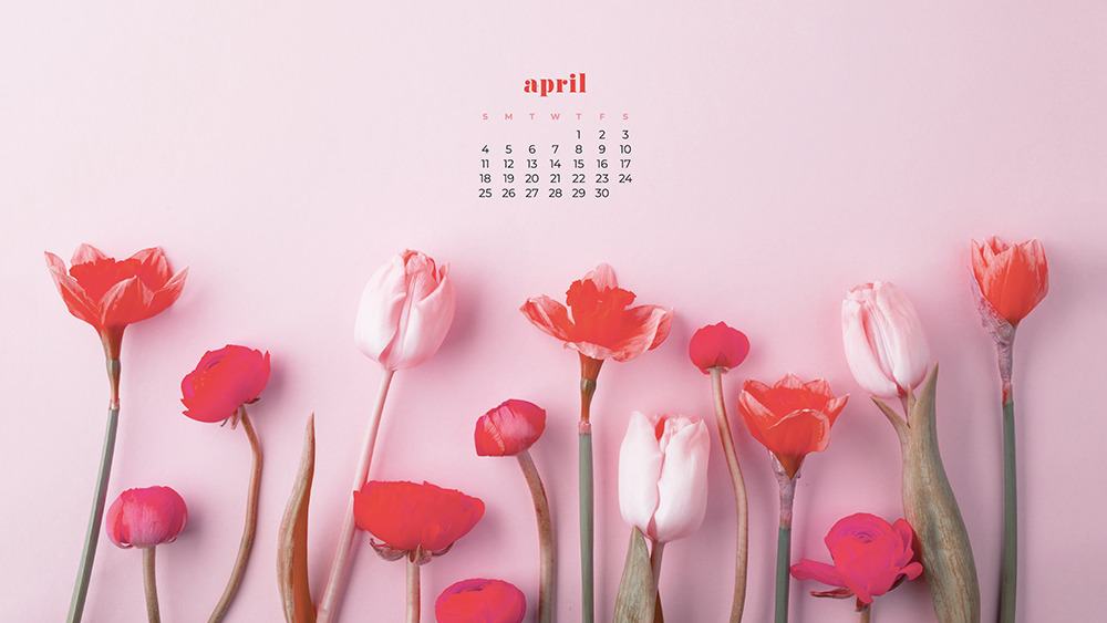 April calendar wallpapers â free cute design options