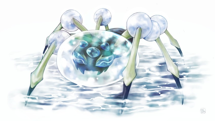 Araquanid pokemon drawn by okowa