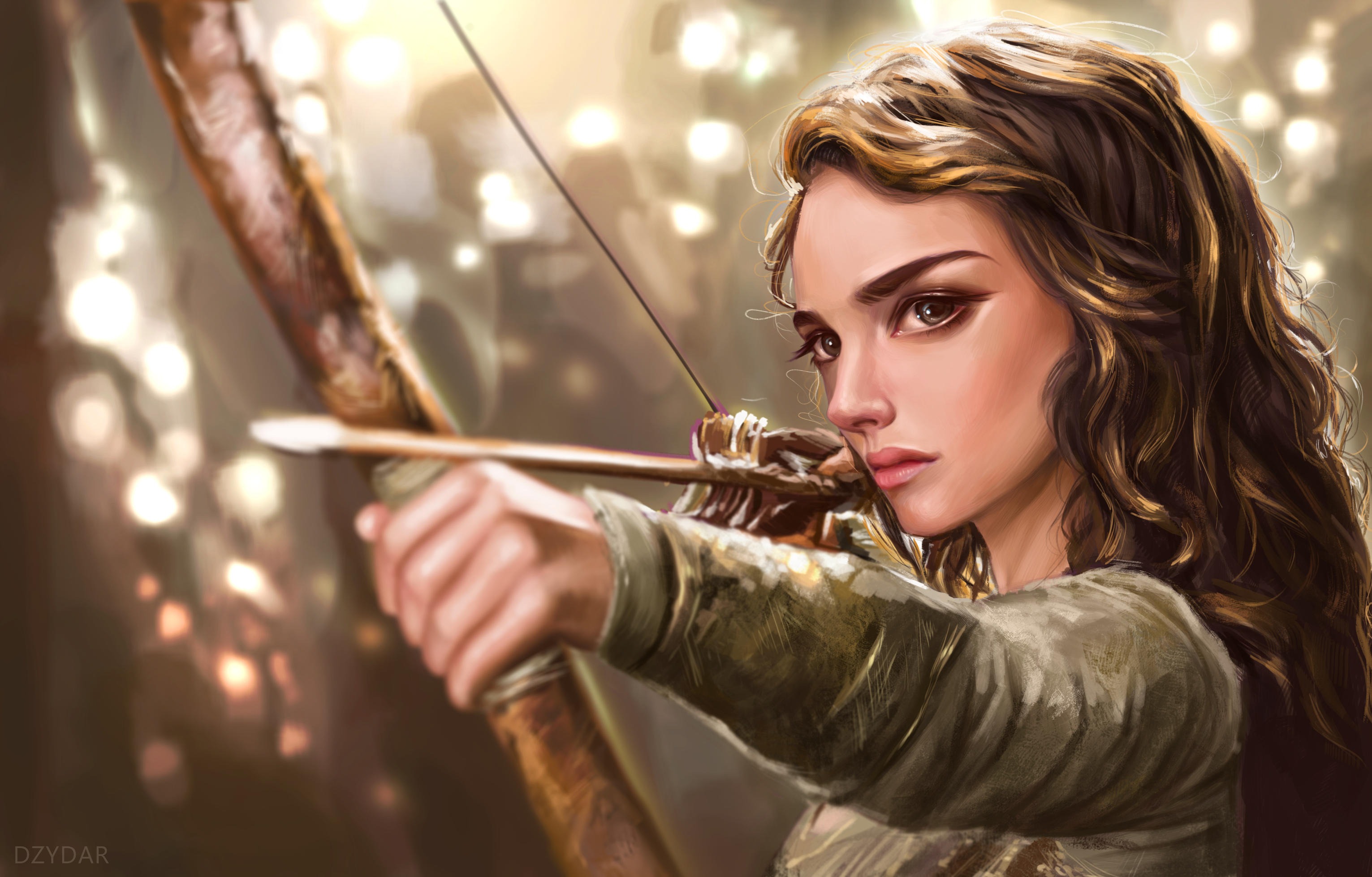 Archer girl hd artist k wallpapers images backgrounds photos and pictures