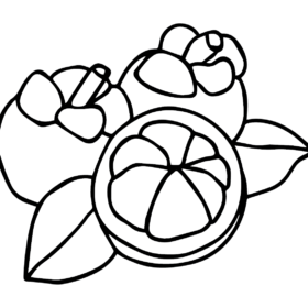 Fruits coloring pages printable for free download