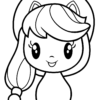 Applejack coloring pages printable for free download