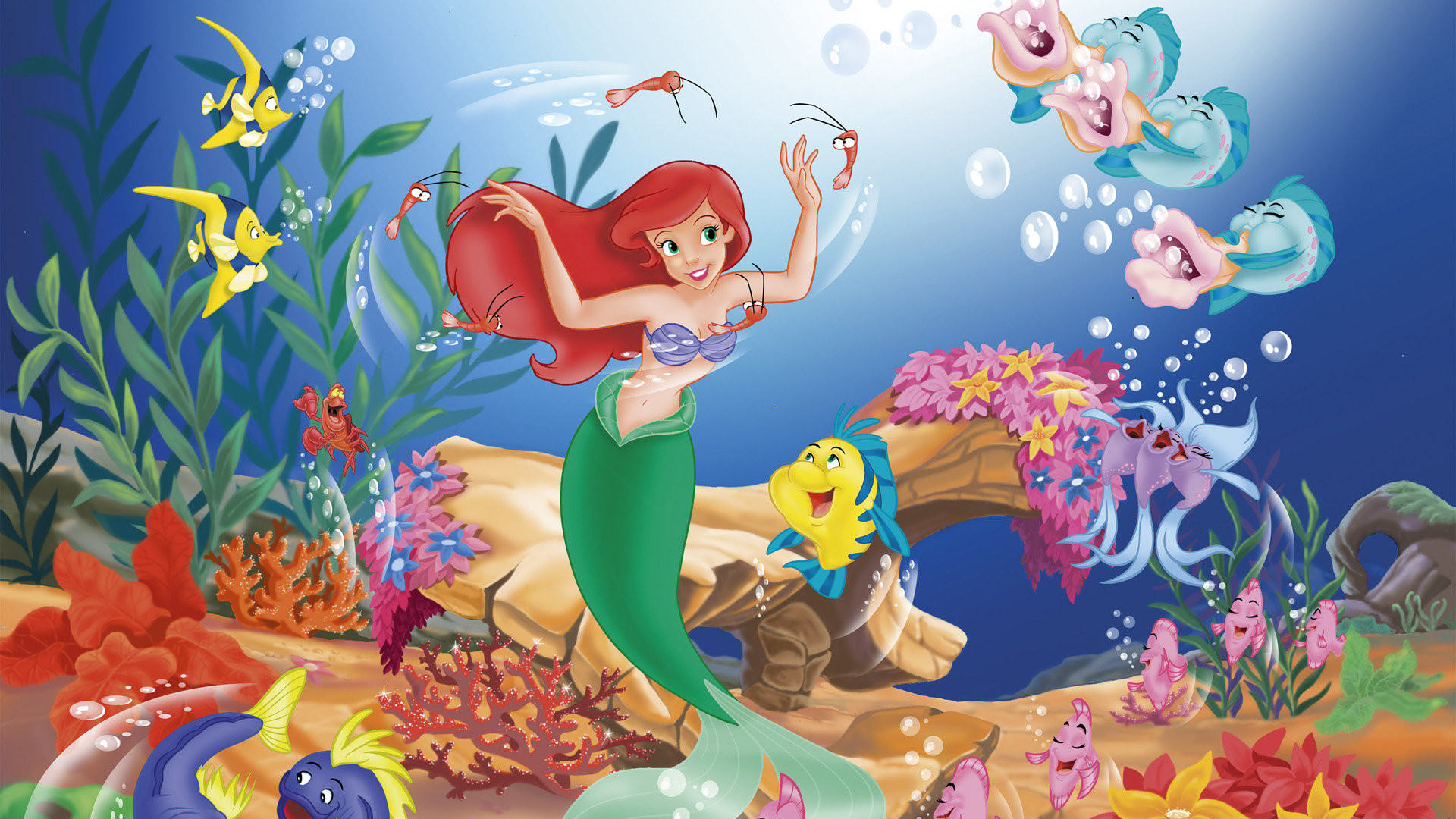 Disneys ariel the little mermaid hd papers und hintergrãnde