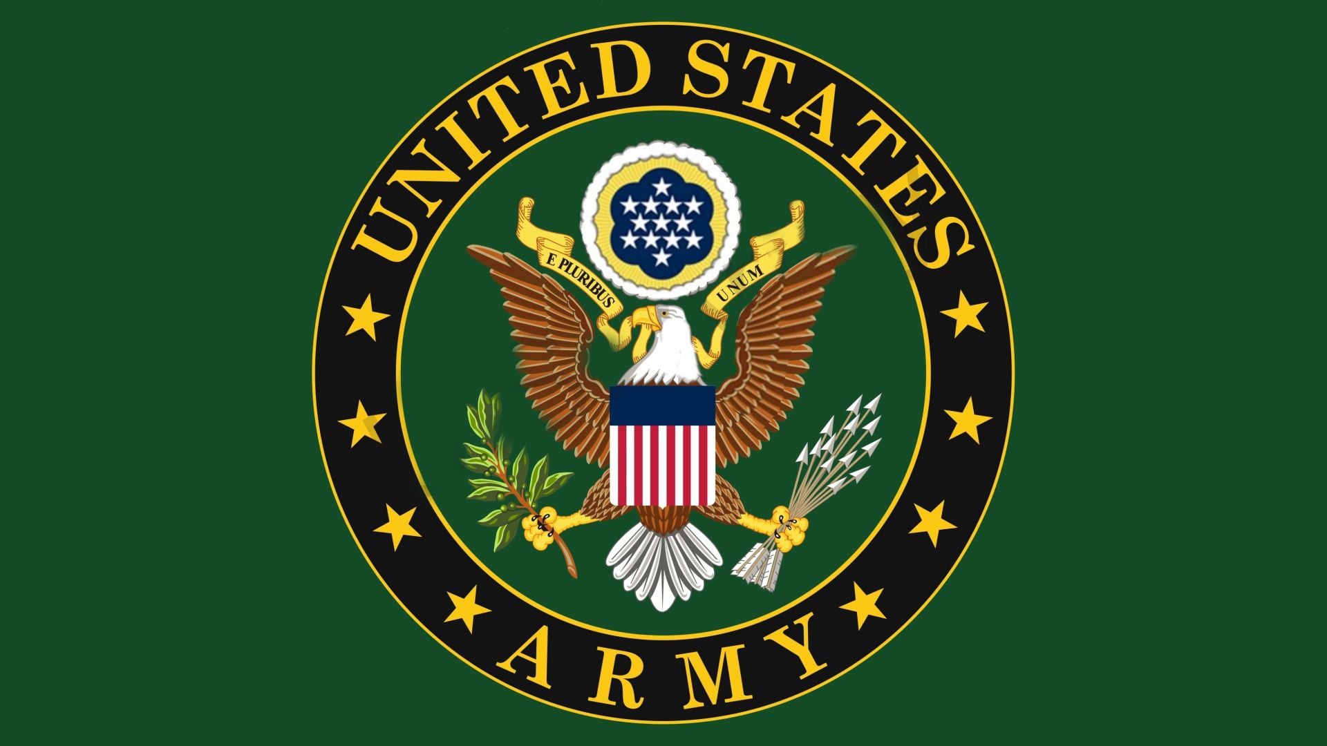 Wallpaper us army logo eagle military