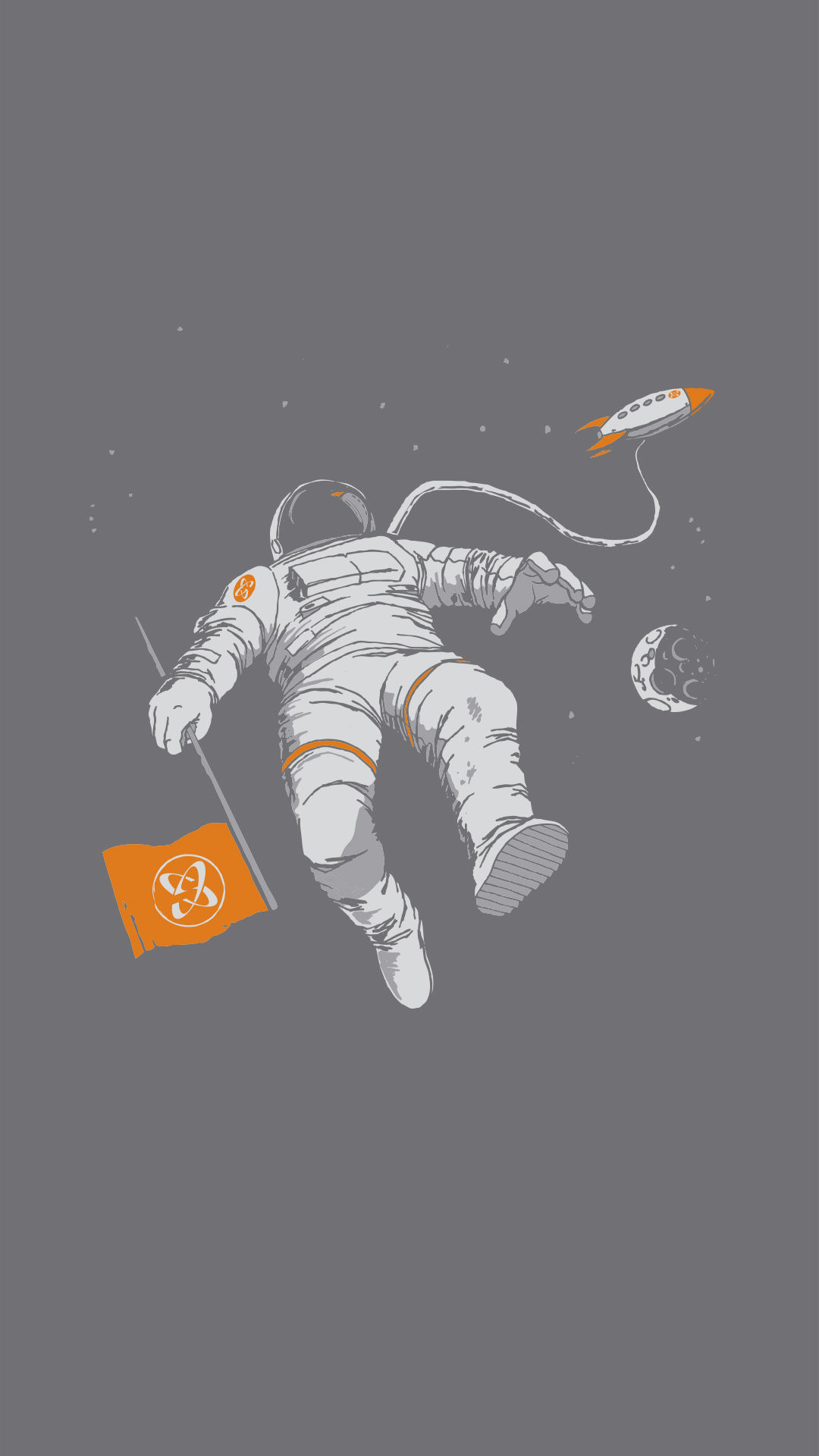 Download free astronaut iphone wallpaper