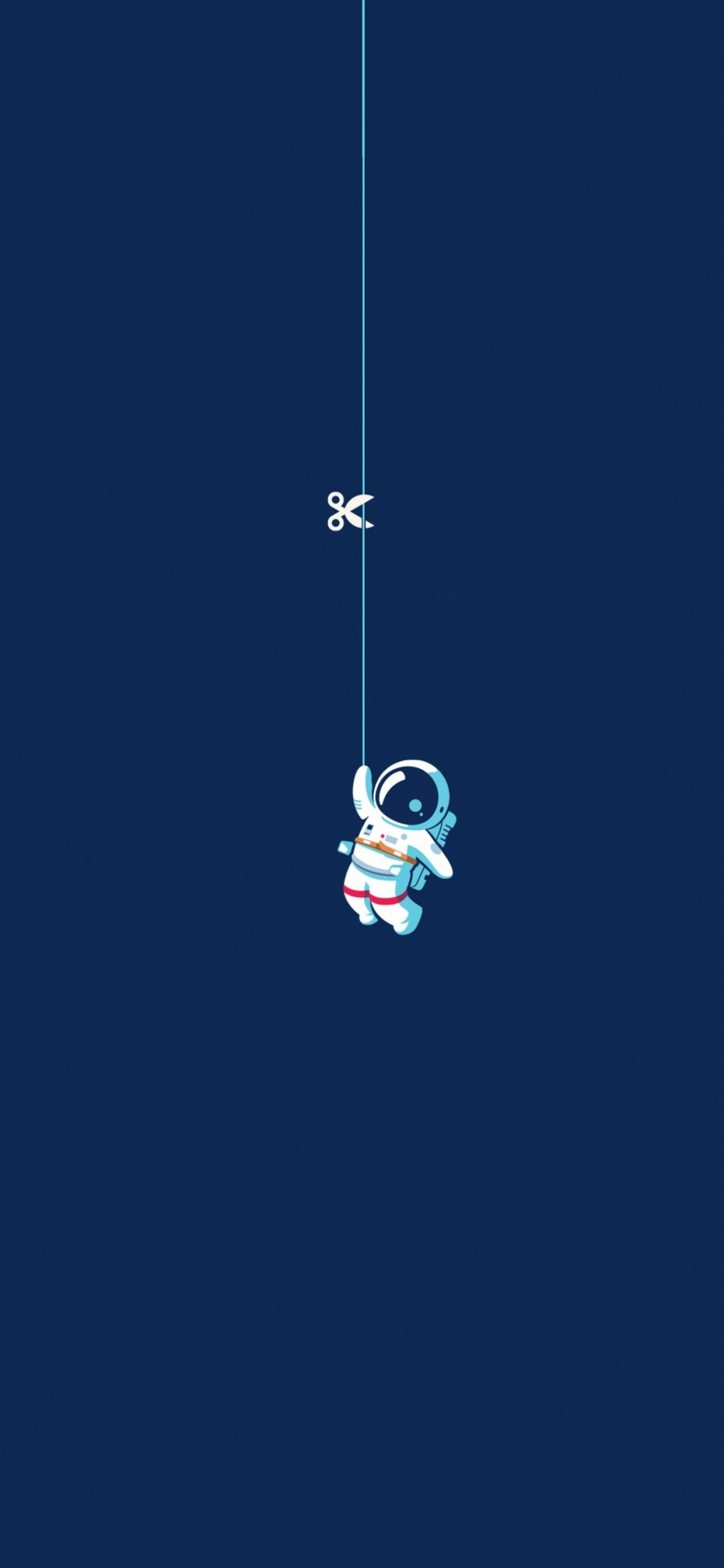 Download wallpaper x astronaut hang minimal iphone x x hd background