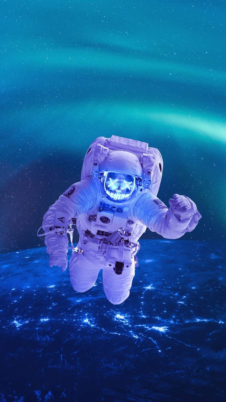Neon astronaut iphone wallpaper resim duvar kaäätlarä