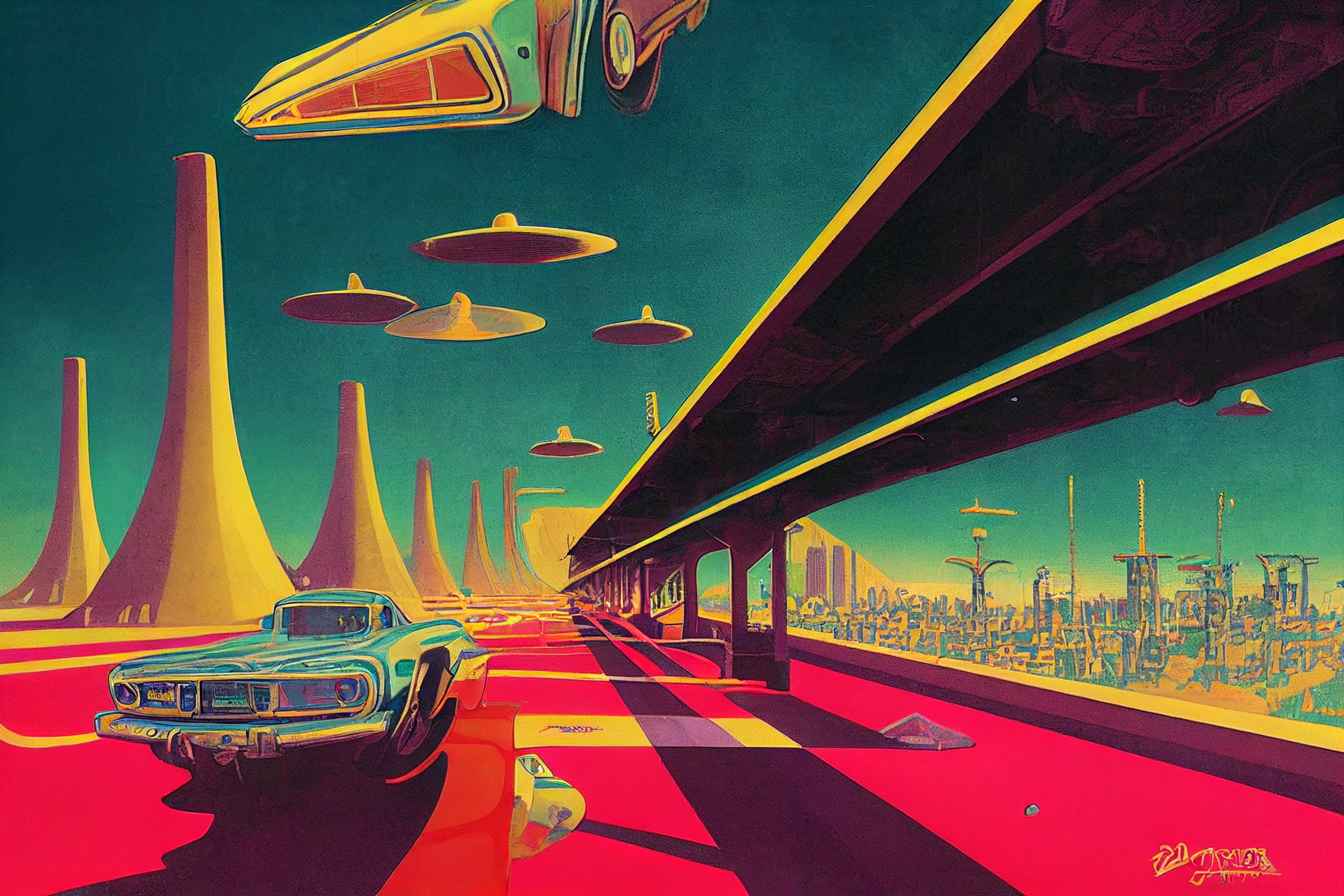 Atompunk highway