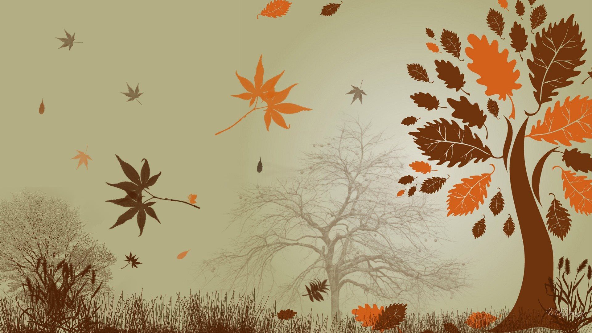 Autumn abstract wallpapers