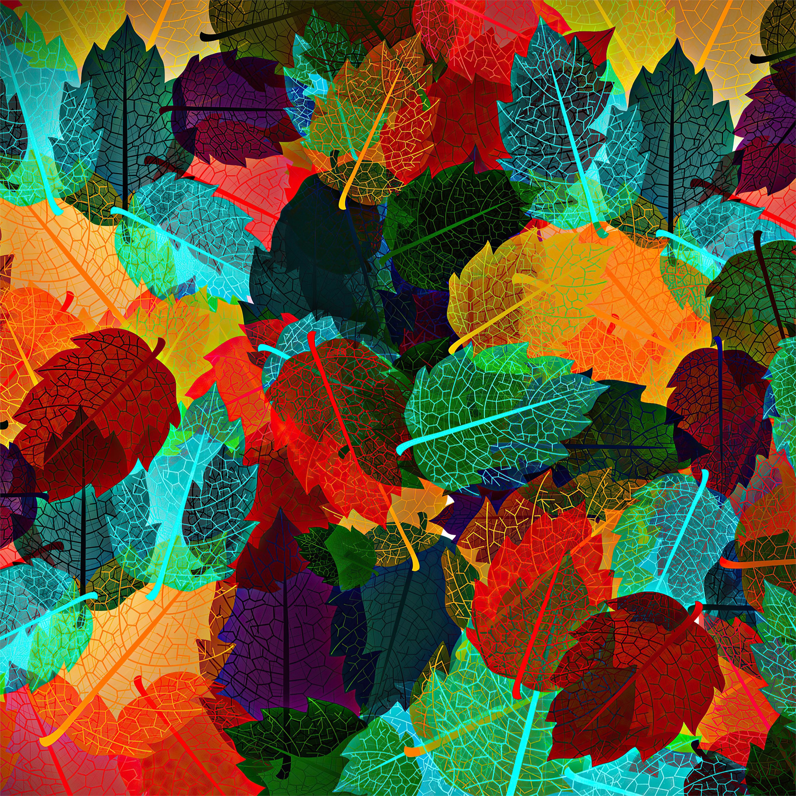 Abstract autumn leaves k ipad air wallpapers free download