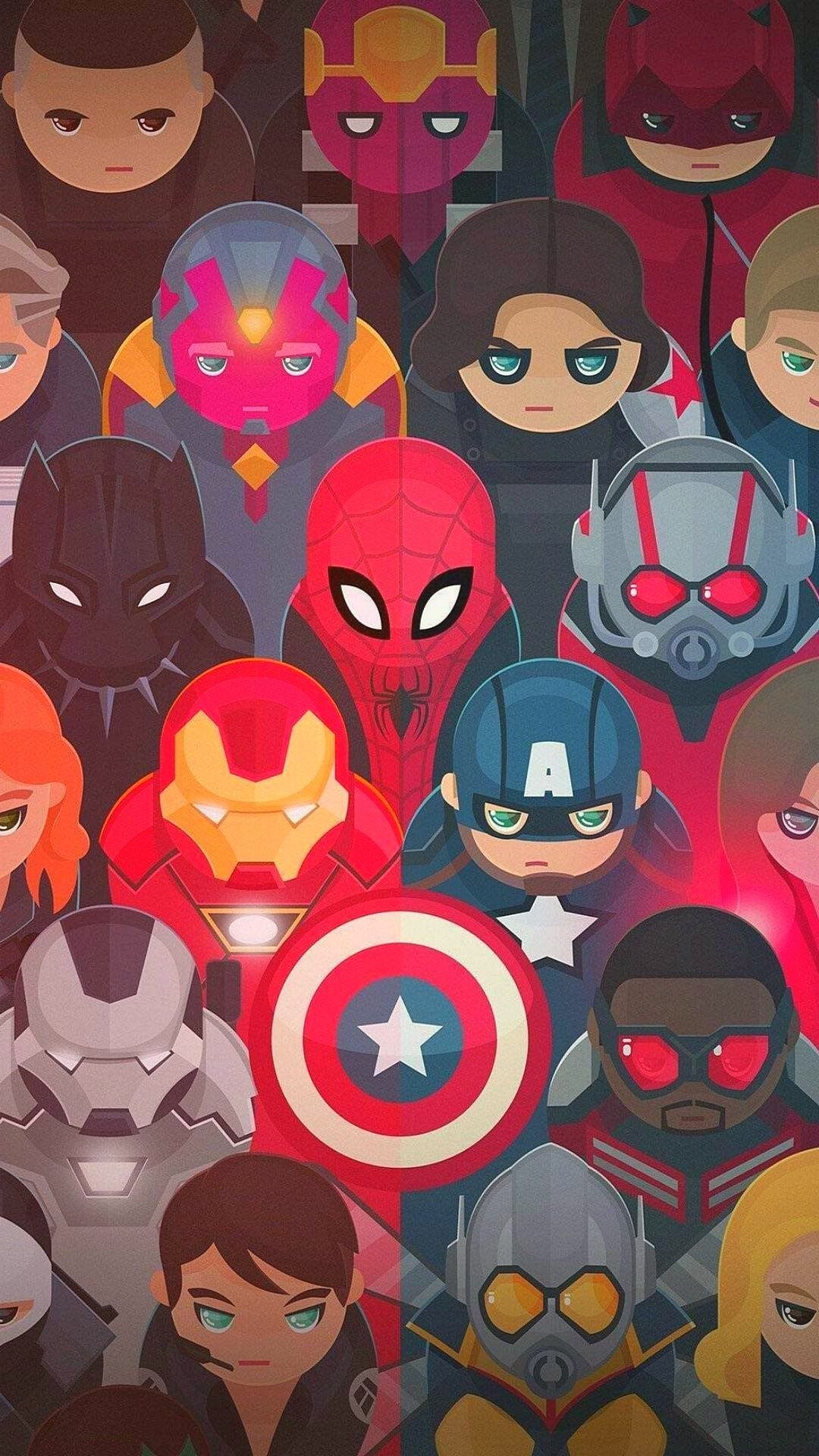 Avengers minimalist iphone wallpapers