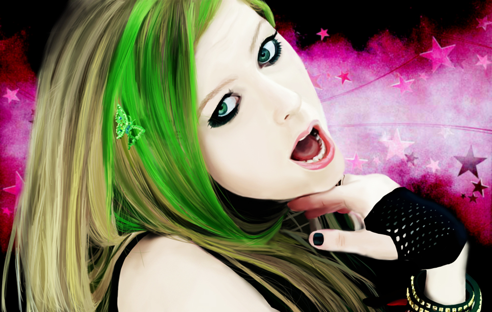Avril lavigne smile edit by casspoon on