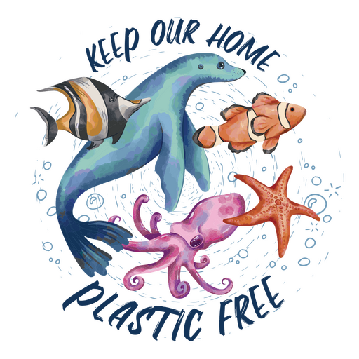 Sea animals png designs for t shirt merch