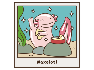 Axolotl waxolotl by jason craig on