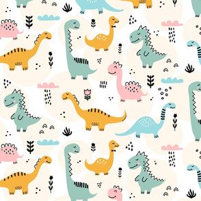 Dino garden fabric dinosaur wallpaper wallpaper iphone cute dinosaur fabric