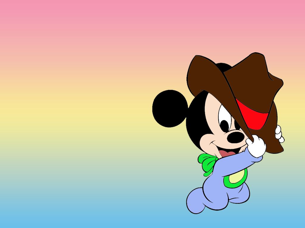 Wallpaper baby mickey mouse