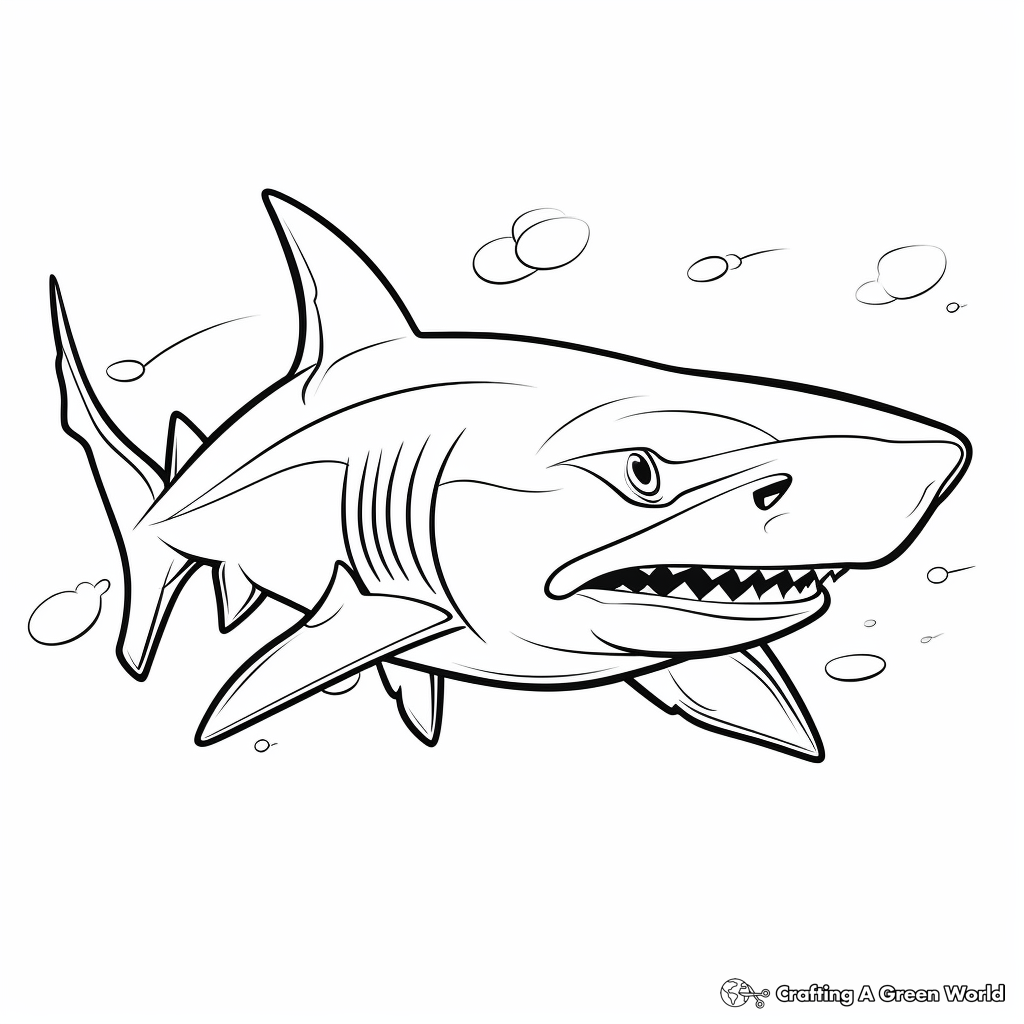 Lemon shark coloring pages