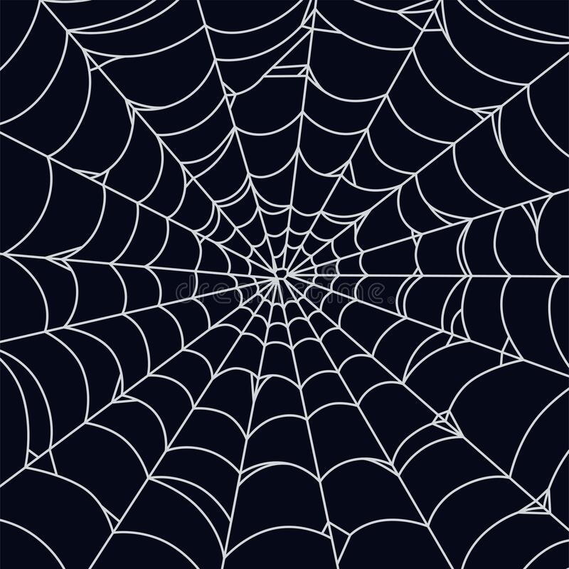 Spiral web background for halloween halloween dark gothic wallpaper vector illustration stock vector