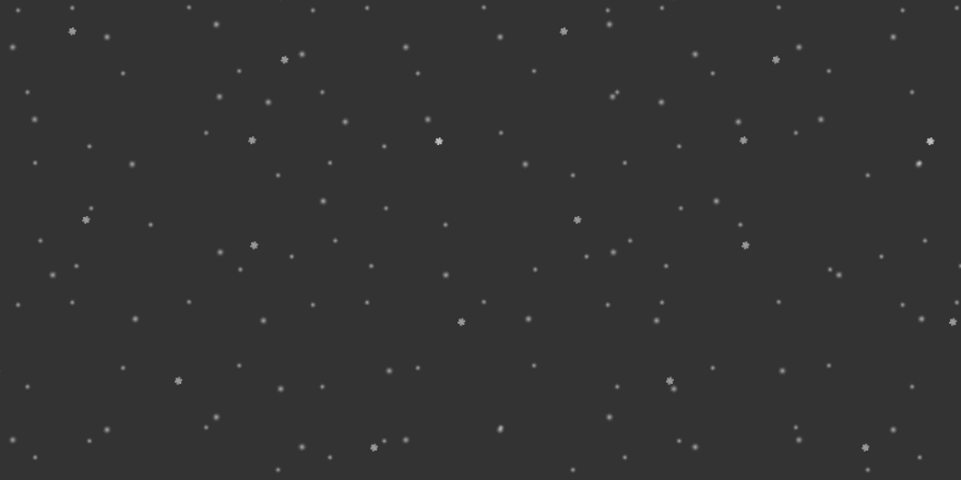 Falling snowflake background animation in pure css â