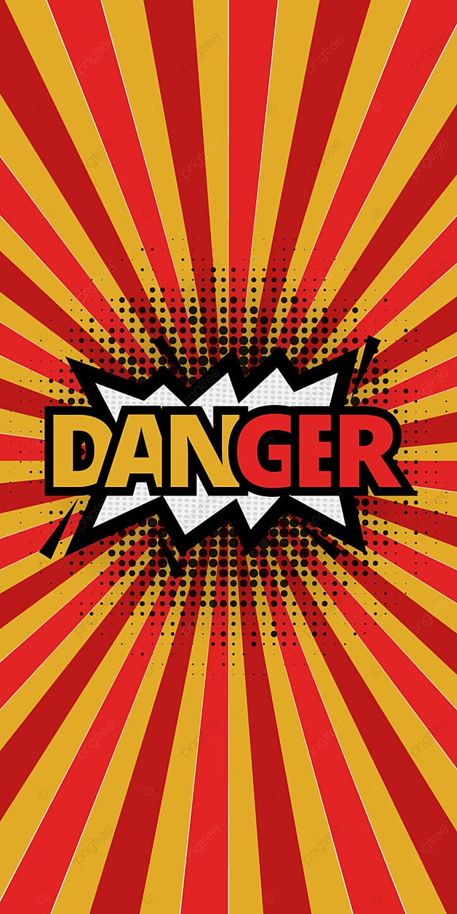 Pop art retro danger phone wallpaper background wallpaper pop art retro pop background image for free download