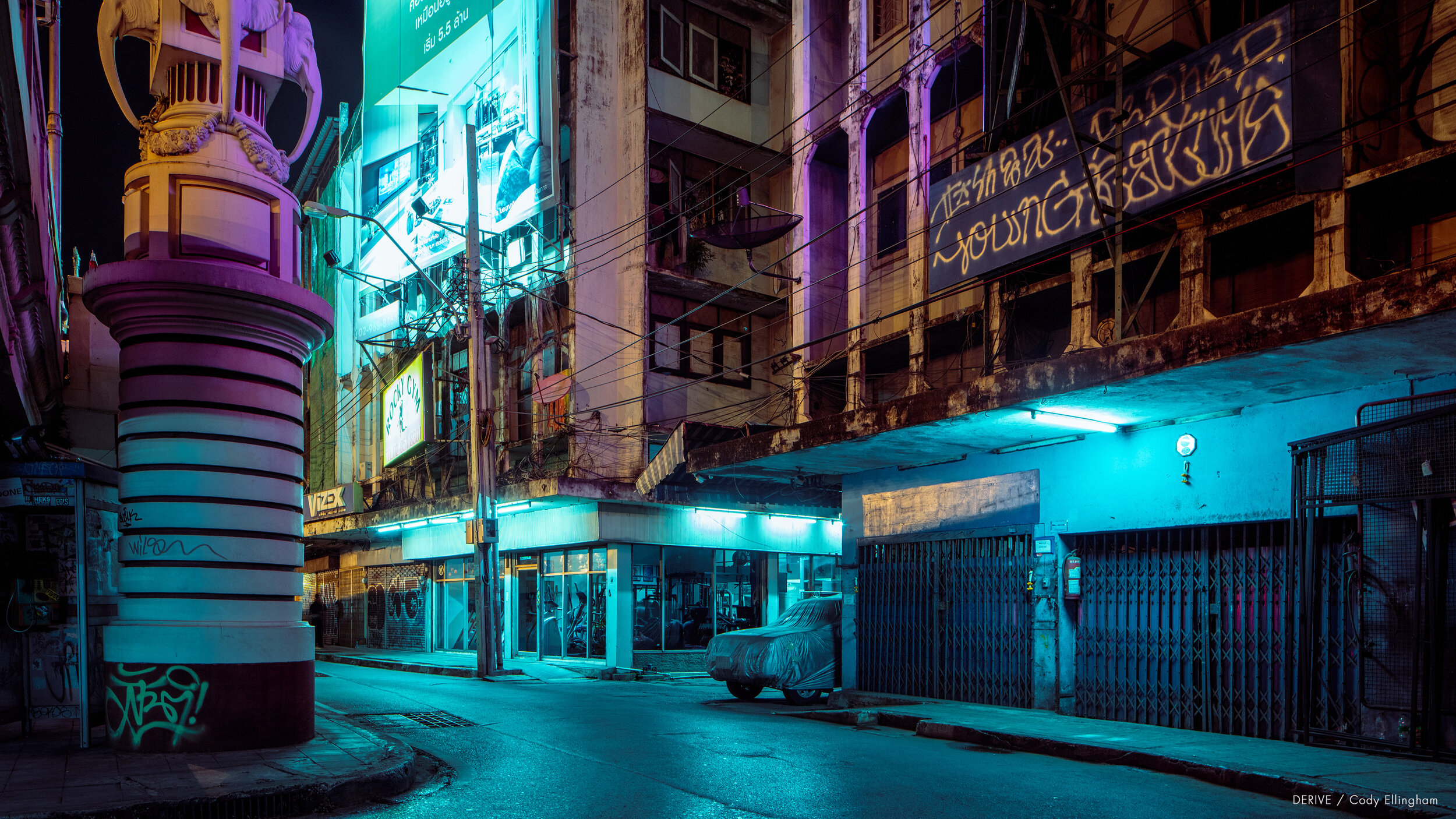 Bangkok neon night k desktop wallpaper cody ellingham photographic artist
