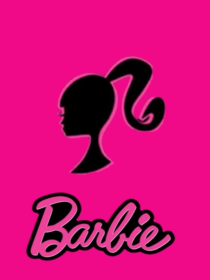 Pin by maite araya on cricut barbie logo barbie wallpaper