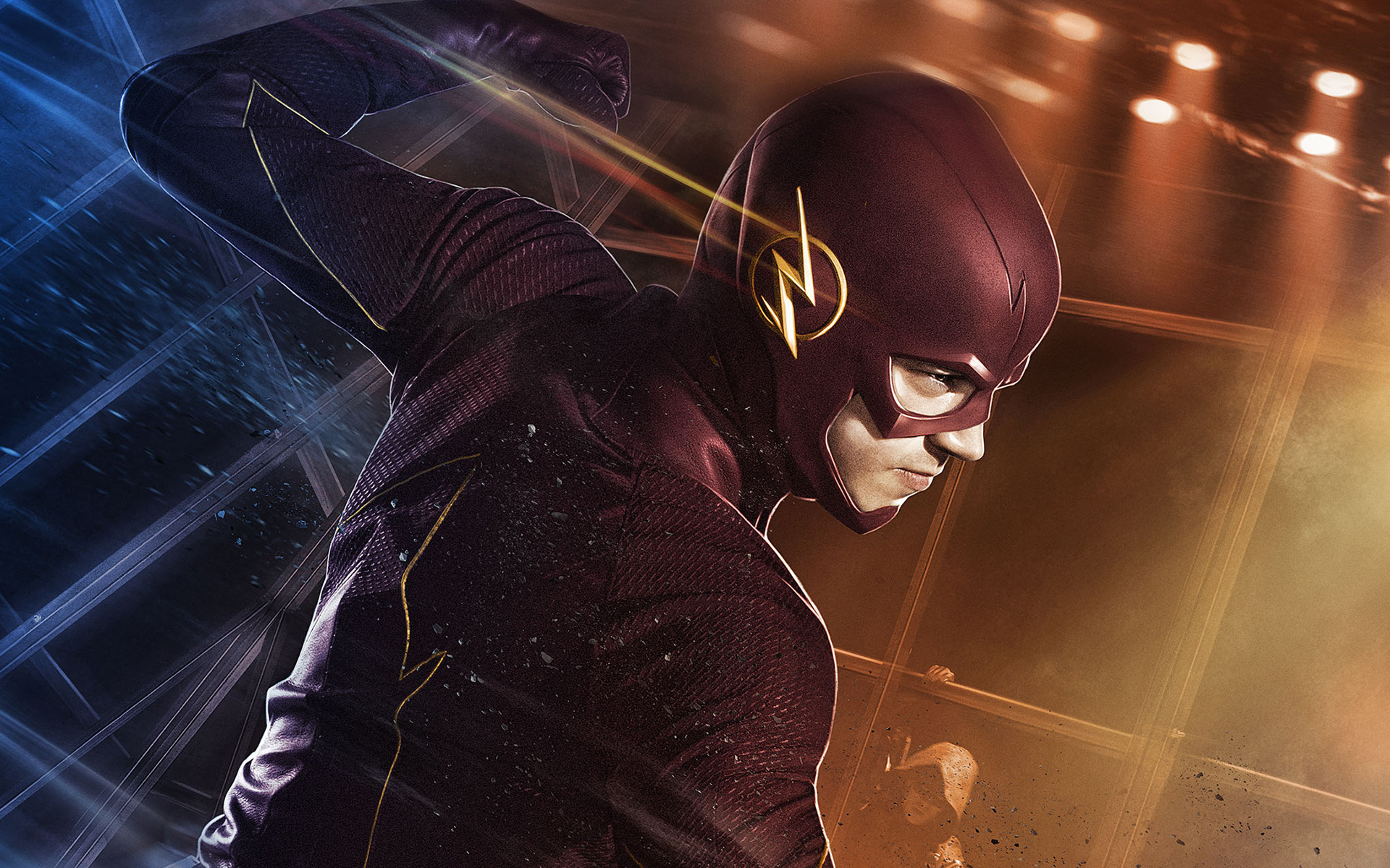 Grant gustin as barry allen the flash hd wallpaper