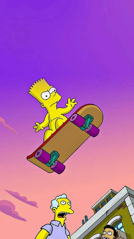 Bart simpsons and wallpaper image