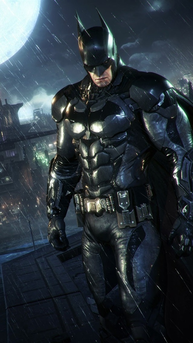 Batman arkham knight rain night x iphone scse wallpaper background picture image