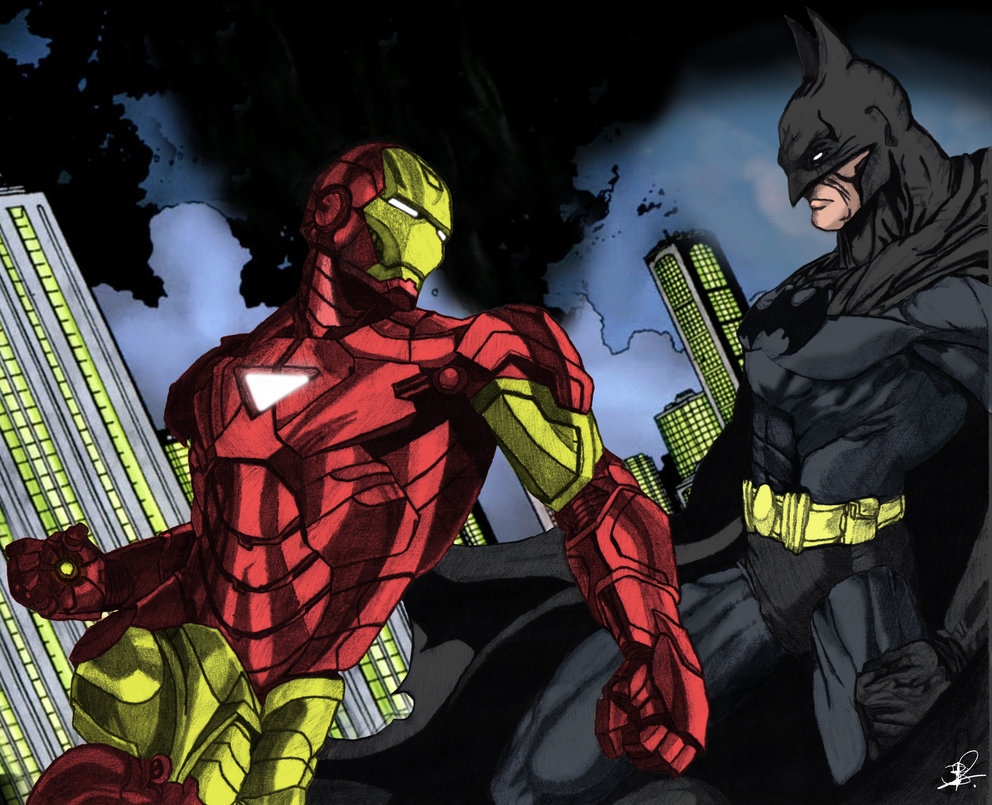 Batman vs iron man batman fanon wiki