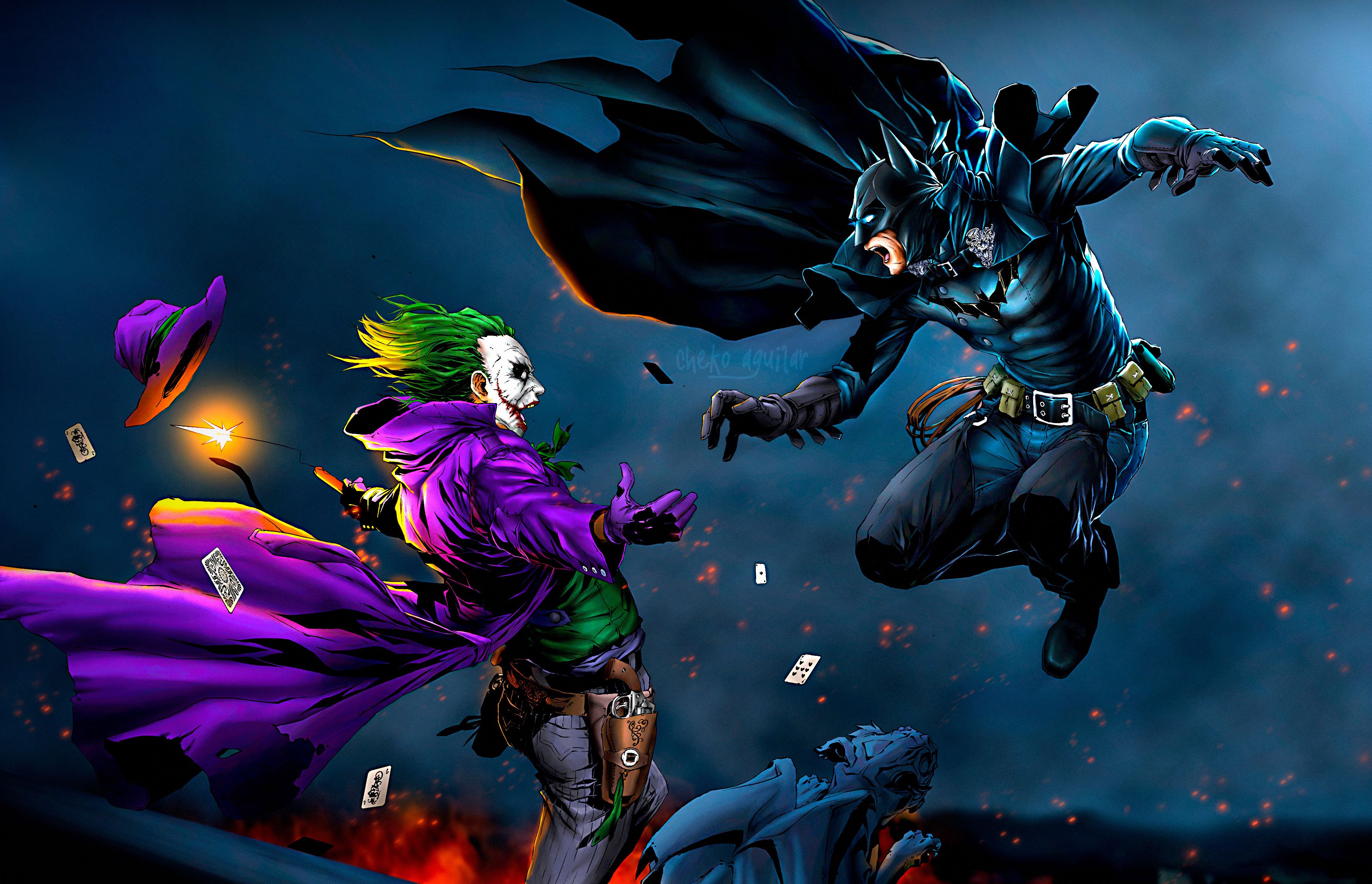 Joker vs batman wallpapers