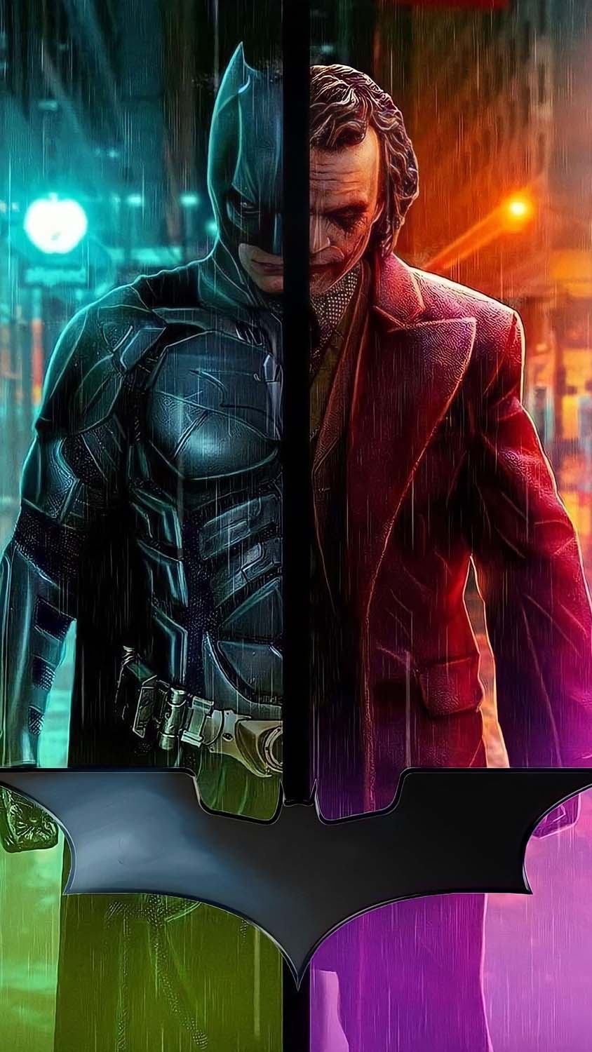 Batman vs joker iphone wallpaper hd